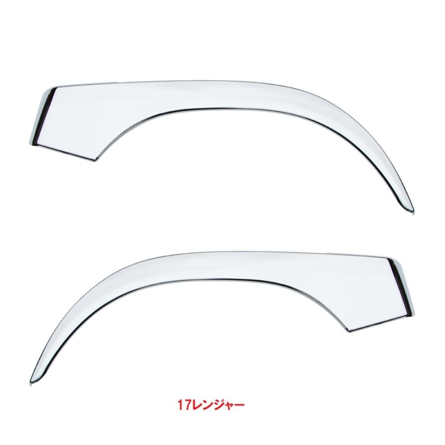 ジェットイノウエ 日野 17レンジャー メッキ フロントフェンダー R/L