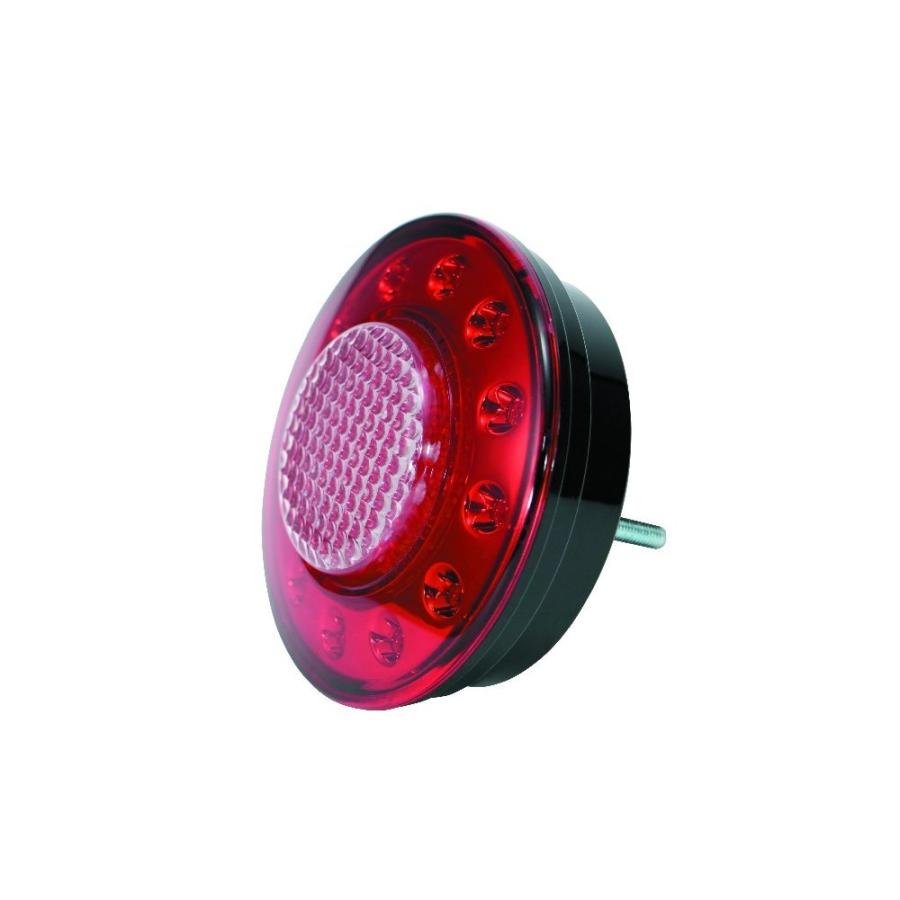 ジェットイノウエ LED丸型テールランプ小型単体(赤/黄)525689 ジェットイノウエ LED丸型テールランプ小型単体(赤/黄)525689