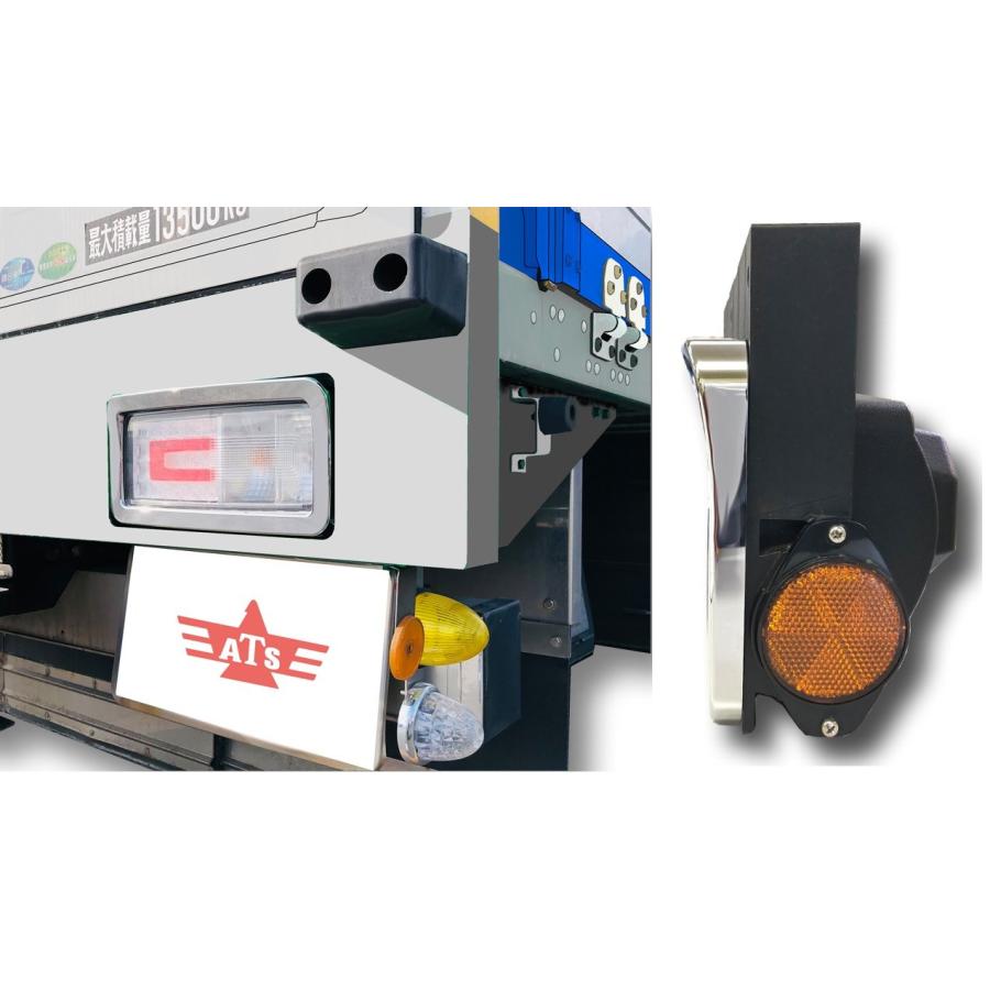 ATS 日野 メッキテールランプベゼル左右セット : 常陸美装Yahoo