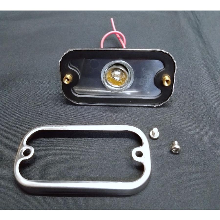 24V12W デベソマーカー 赤 6個セット ガラスレンズ 電球付 角型