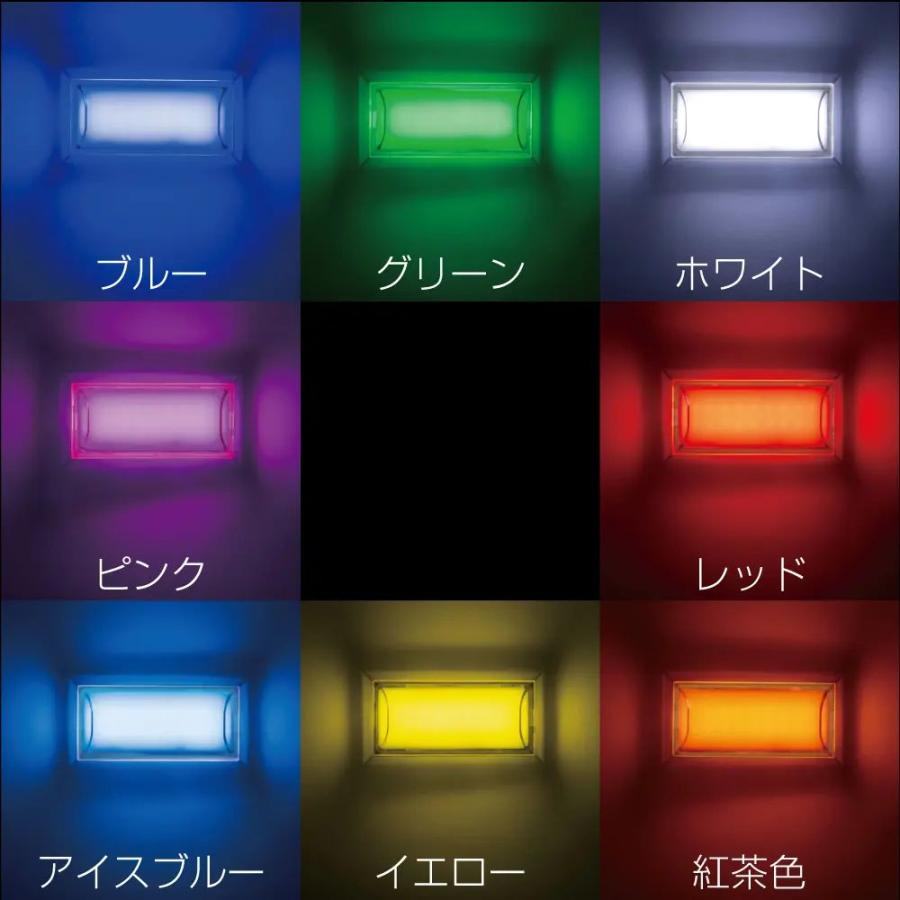 ミニフラットマーカーランプ面発光タイプ アイスブルー 4個 2634457
