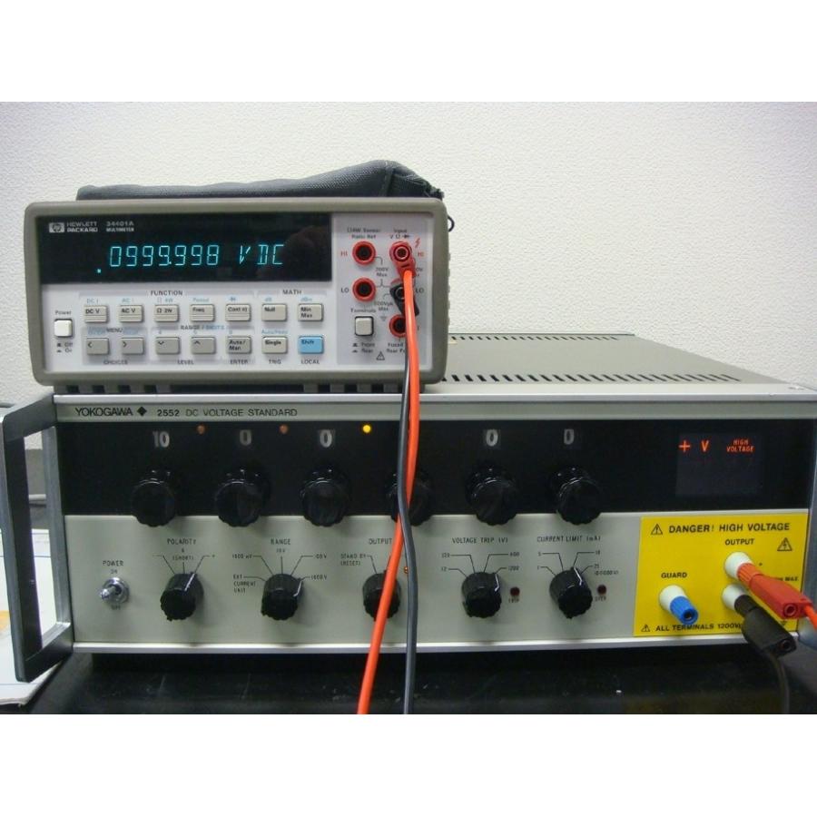 【正常動作品】YOKOGAWA 2552-12 1200V 25mA DC標準電圧発生器