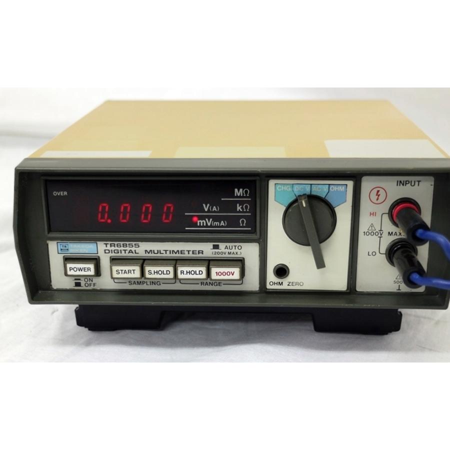 美品 正常動作品 Advantest Tr6855 4 1 2桁 マルチメータ アマチュア無線 Www Floridapace Gov