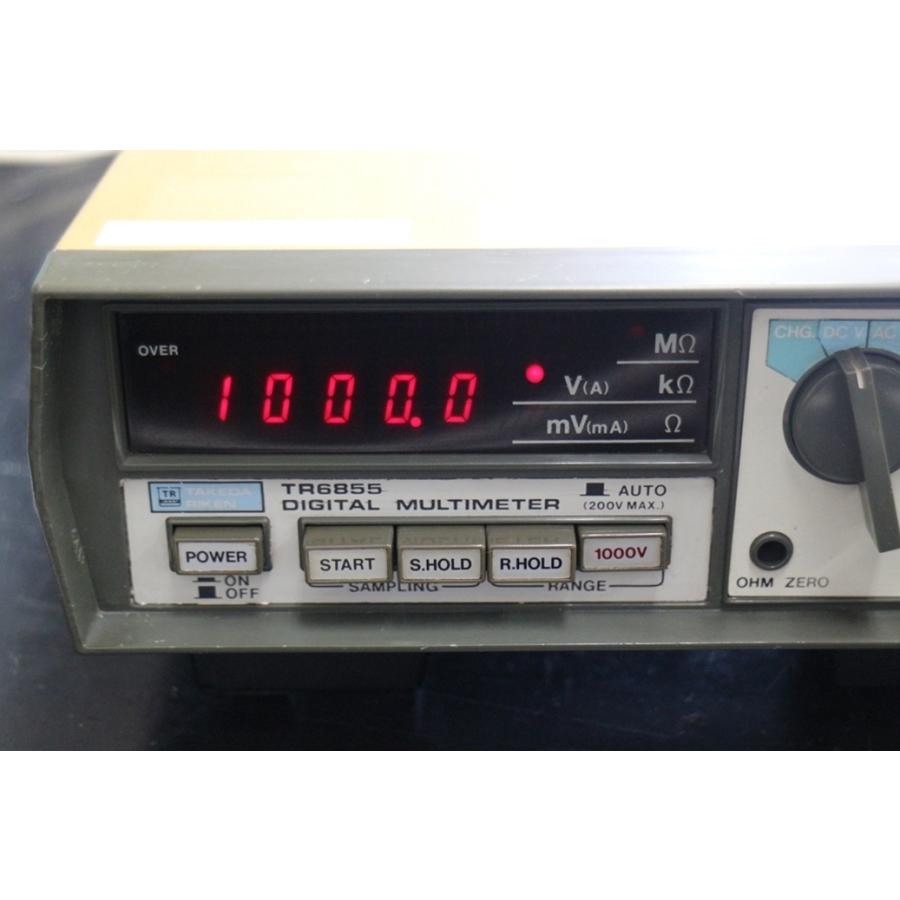 美品 正常動作品 Advantest Tr6855 4 1 2桁 マルチメータ アマチュア無線 Www Floridapace Gov