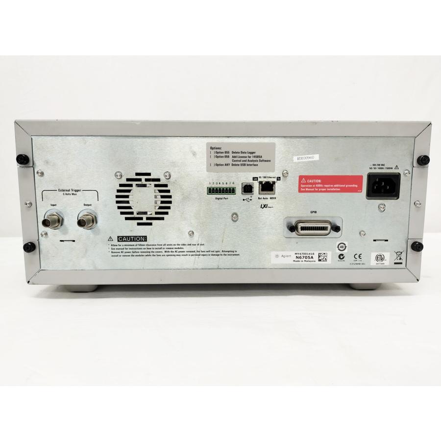 【正常動作品】Agilent N6705A 600Wモジュラ DC電源アナライザ｜hitechandfacility｜02