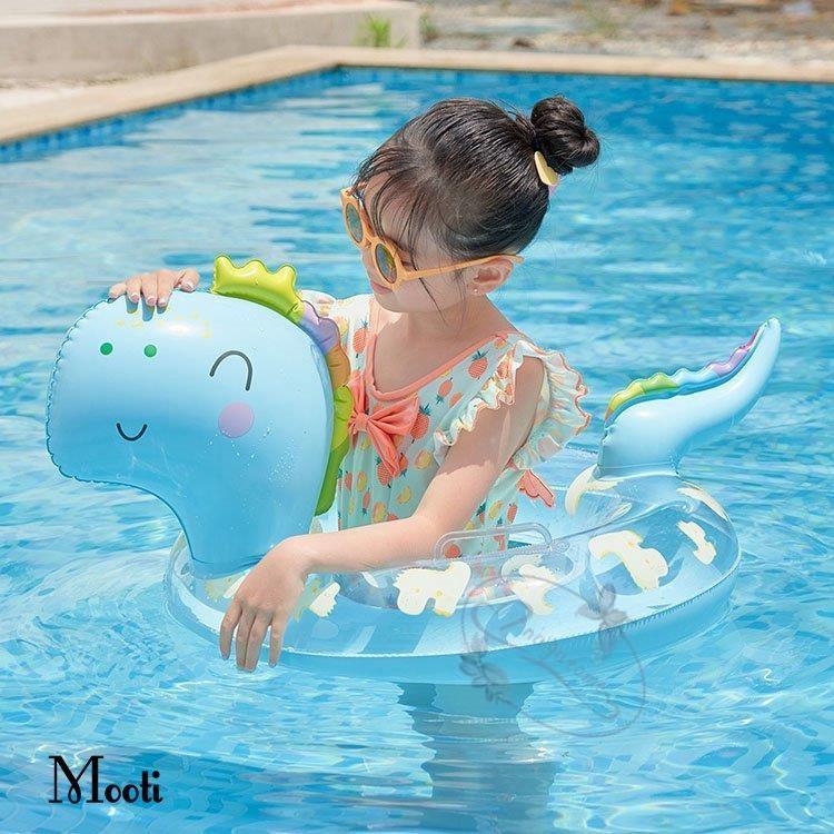正規店仕入れの 浮き輪 水遊び 水泳用品 子供 浮き具 浮輪 海水浴 プール 恐竜 ドラゴン 浮き輪 黄緑 プール スイムリング フロート 竜 子供 足入れ