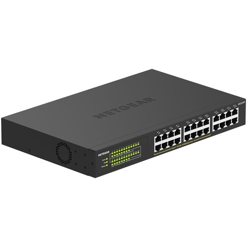 ネットギア PoE+対応(190W) ギガビット24ポート アンマネージスイッチ GS324P GS324P-100AJS_2