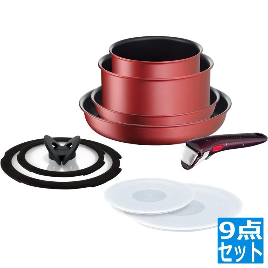 T-fal インジニオ・ネオ インジニオ・ネオ 9点セット T-fal フライパン T-fal（ティファール） IHルージュ・アンリミテッド　セット9 調理器具