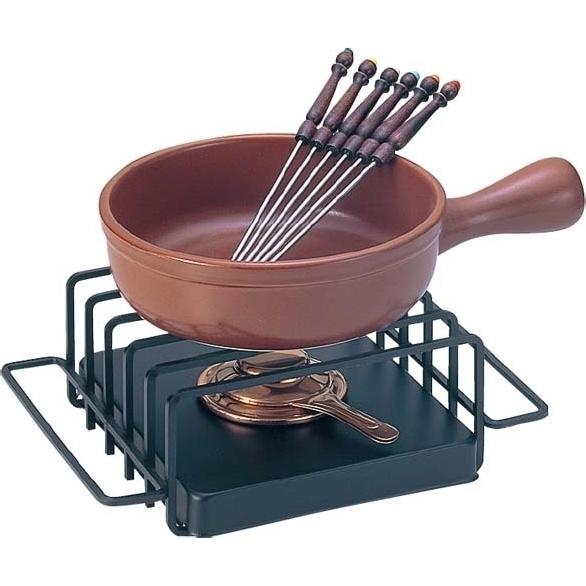 新光金属　チーズフォンデュセット　T-210 未使用品 新光金属 チーズフォンデュセット T-210 陶器鍋付 : ヒットライン