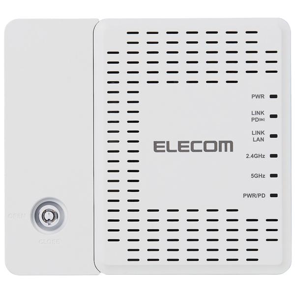 エレコム 法人用無線AP/Wi-Fi6(11ax)対応 2x2/1201+574Mbps同時通信対応 WAB-S1775_1