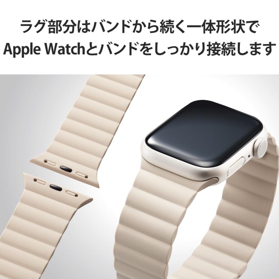 エレコム Apple Watch用マグネットバンド (41/40/38mm) AW-41BDMAGBE｜hitline｜06