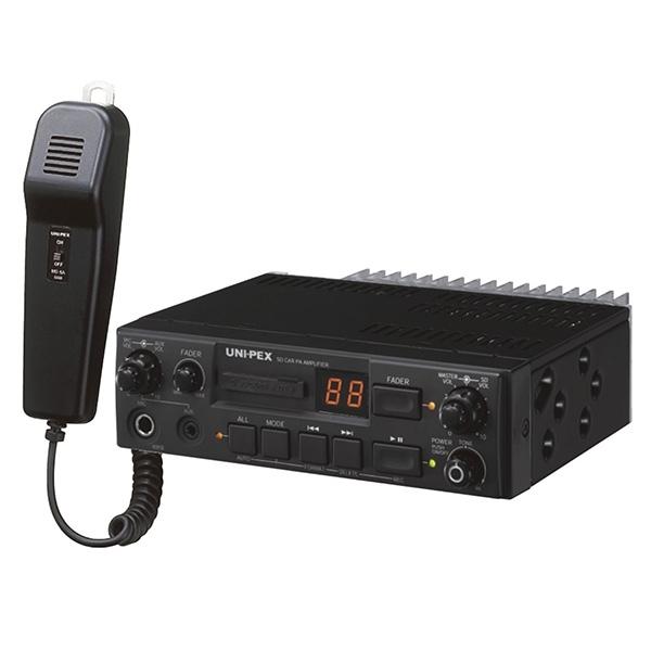 ユニペックス SDレコーダー付車載アンプ 20W 12V仕様 NDS-202A