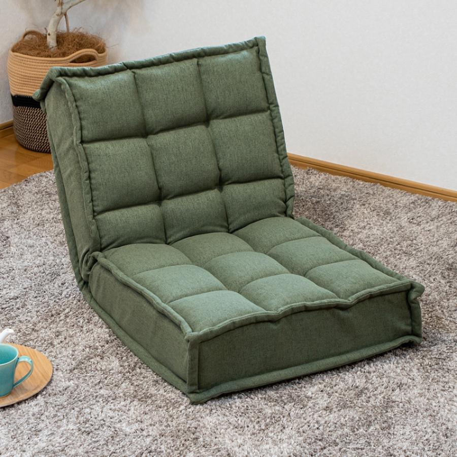 ポケットコイル座面 繋がるソファ 座椅子 横連結可能 リクライニング