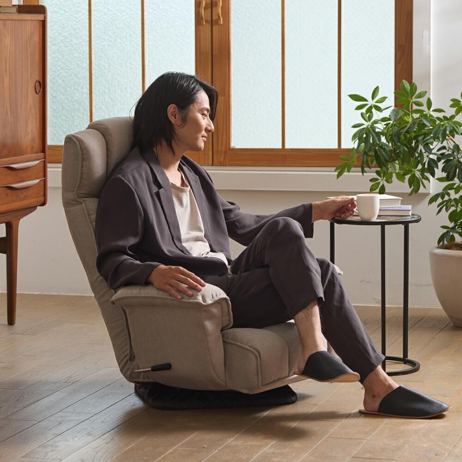 ハイバック座椅子 クラシックス レバー ハイバック 回転 合皮 PVC 高級