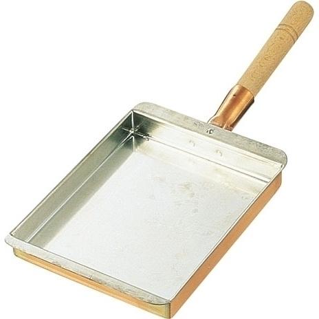 銅製 玉子焼器 関西型12cm内面錫メッキ無板厚約1.2mm日本製 銅