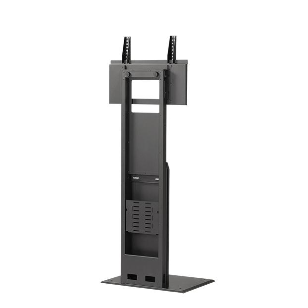 デジタルサイネージスタンド ブラック 43〜65インチ 耐荷重45kg DS-W45B | 高さ調節 壁寄せスタンド SDS 【ベンチ】 エスディエス