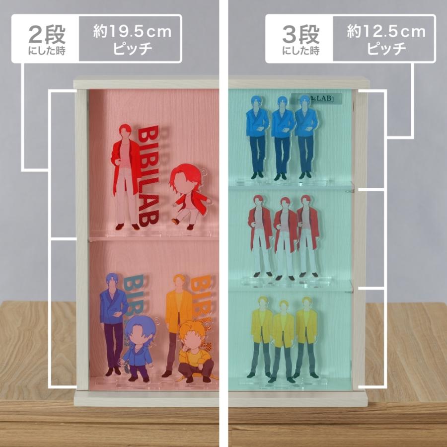 ビビラボ（BIBILAB） 壁掛け コレクションケース アクスタマンション 3