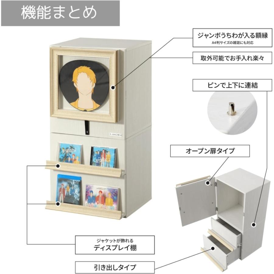 ビビラボ（BIBILAB） ちわが飾れる推し棚カラボ 推し活 収納 推し 収納