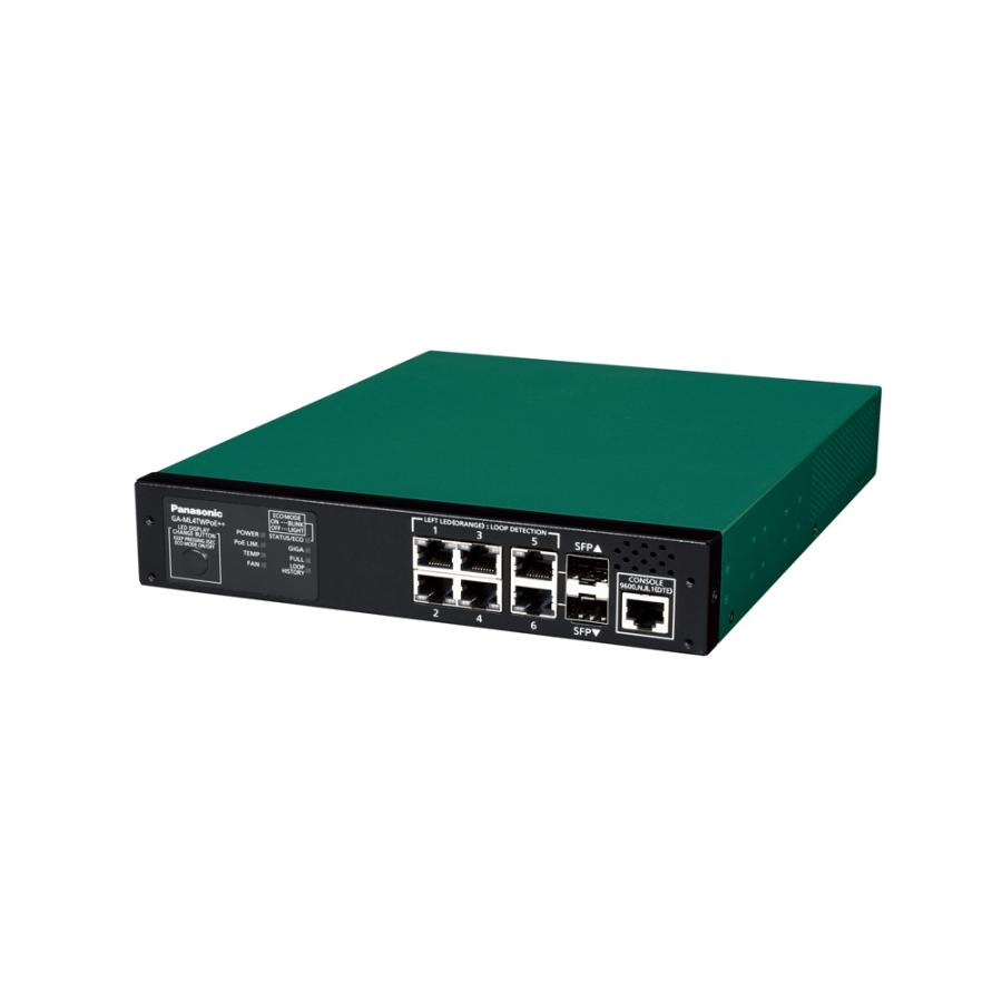 パナソニックES PoE給電スイッチングハブ GA-ML4TWPoE++ PN260496