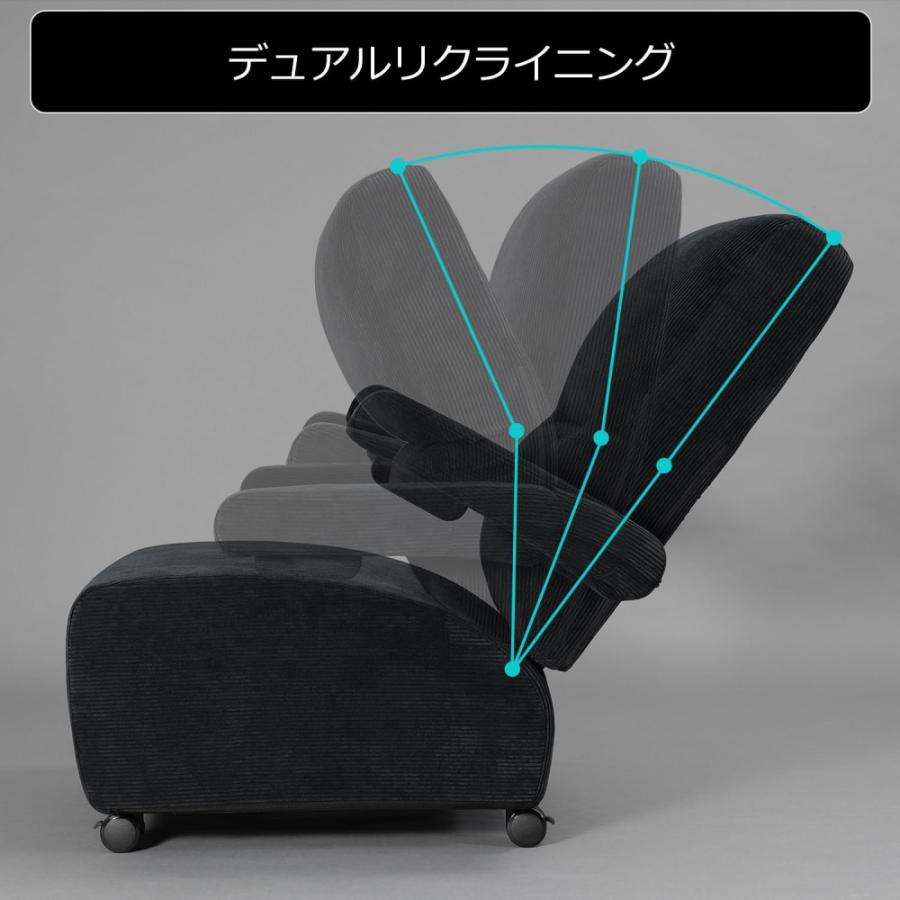 Bauhutte（バウヒュッテ） ゲーミングソファ デラックス グレー G-410