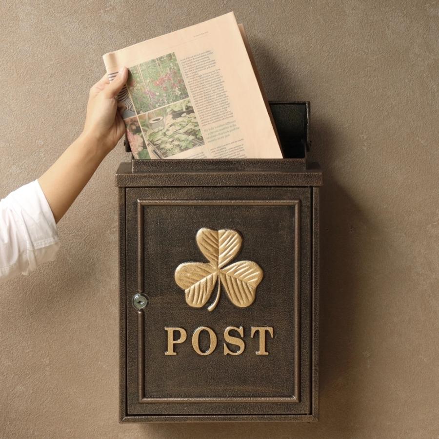 壁掛けポスト アンティーク風 ヴィンテージ風 クラシック レトロ 鋳物
