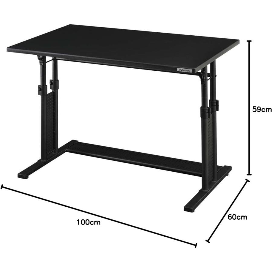 Bauhutte（バウヒュッテ） パソコンデスク BHD-1000M ブラック | 家具