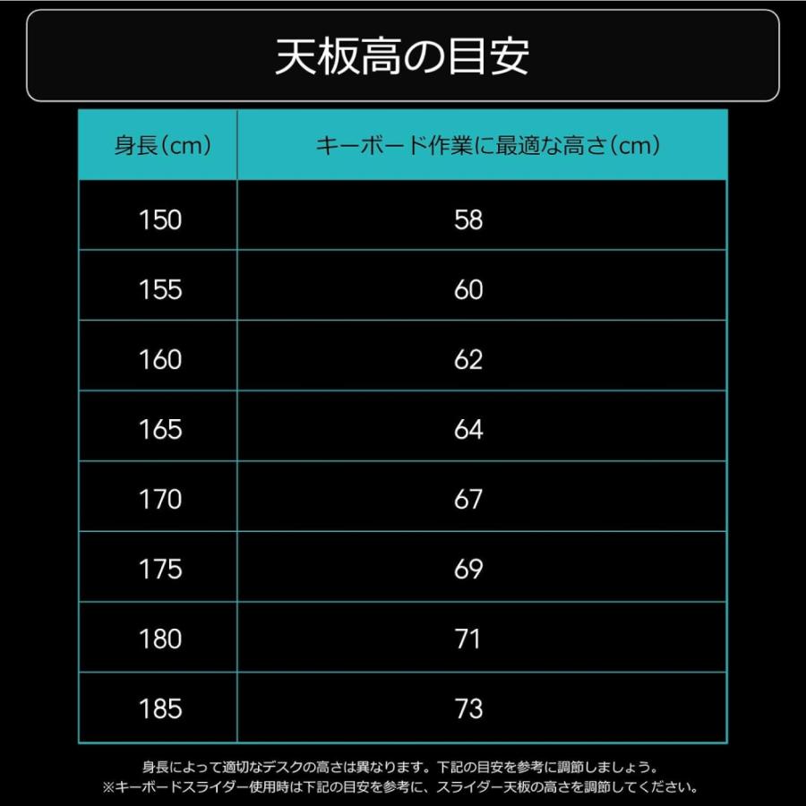 バウヒュッテ 昇降式パソコンデスク 1000 WH BHD-1000M-WH | デスク パソコンデスク 昇降 高さ調節 幅100 奥行60｜hitline｜07