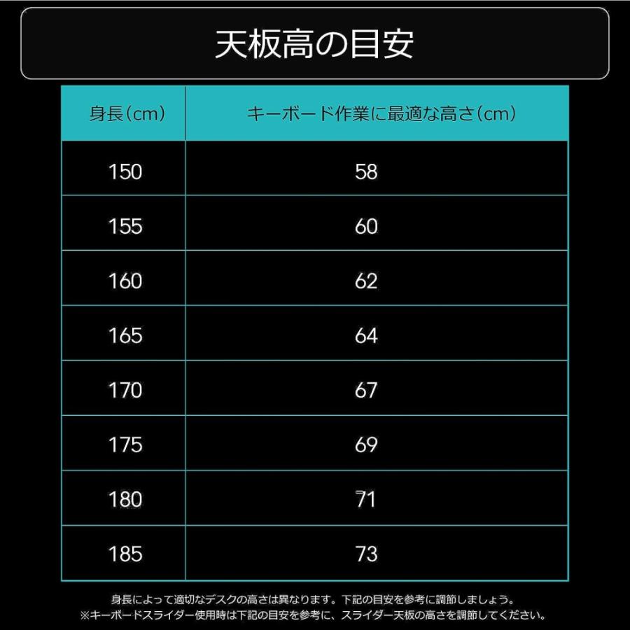 バウヒュッテ パソコンデスク | デスク パソコンデスク 昇降 高さ調節 幅120 奥行55 オフィスデスク｜hitline｜08