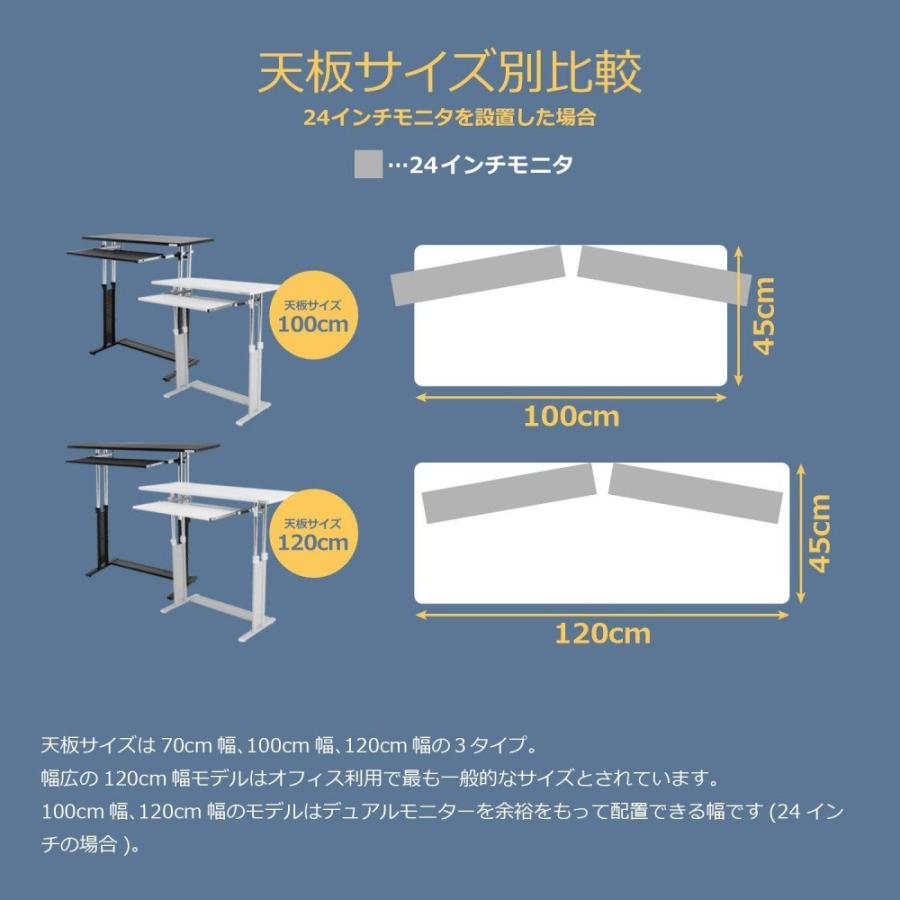 Bauhutte バウヒュッテ スタンディングデスク 1200 ( ホワイト Bauhutte バウヒュッテ スタンディングデスク 1200 ( ホワイト