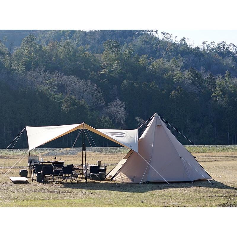 dod ワンポールテントL・グランドシート・マット・トンガリハット