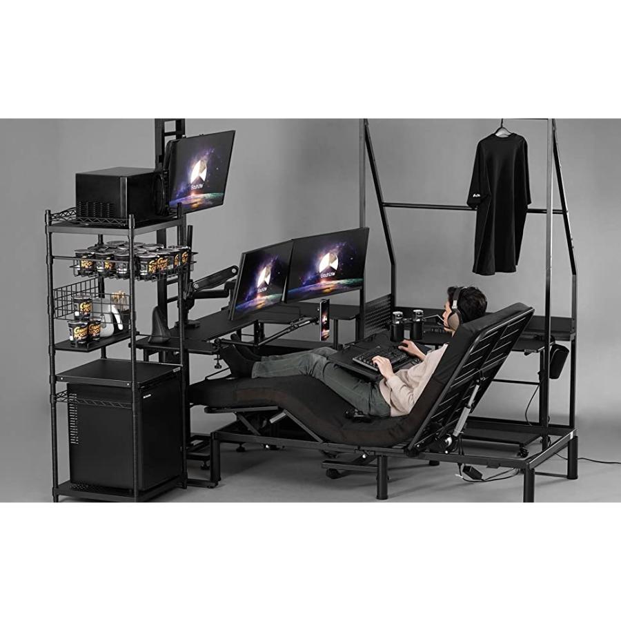 Bauhutte バウヒュッテ ゲーミングベッドテーブル BHT-900G-BK Bauhutte バウヒュッテ ゲーミングベッドテーブル BHT-900G-BK