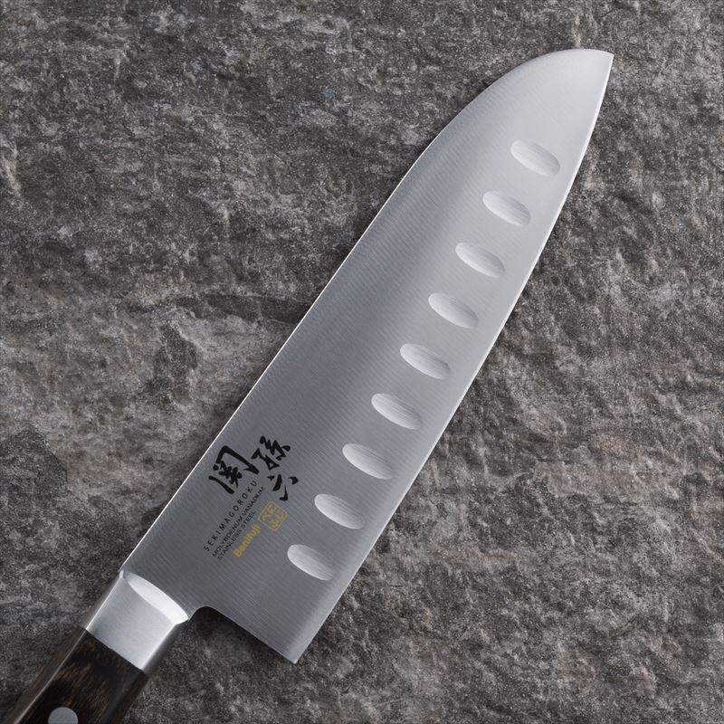 貝印 関孫六 べにふじ 三徳 ディンプル 165mm AB5438 : ヒットライン