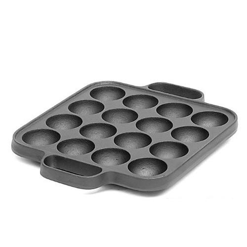 及源鋳造 盛栄堂 たこ焼角型 CA-30L |女子会 たこ焼き ホームパーティ  プレート ガス 鉄板 鉄器 南部鉄器