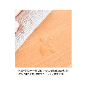 キャットトイレクローゼット 幅75 高さ99 木目柄 CR-1011 ホワイト 宮武製作所