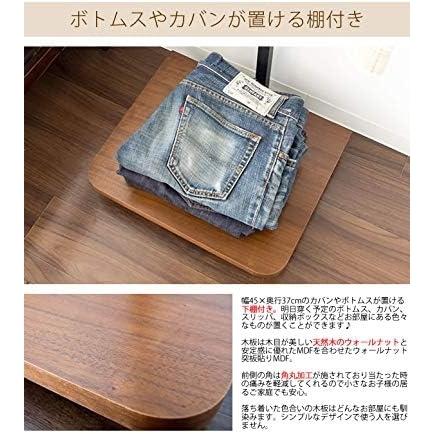 ハンガーラック スリム 高さ154 HS-1540 ブラウン 宮武製作所 | 収納 玄関 リビングの画像