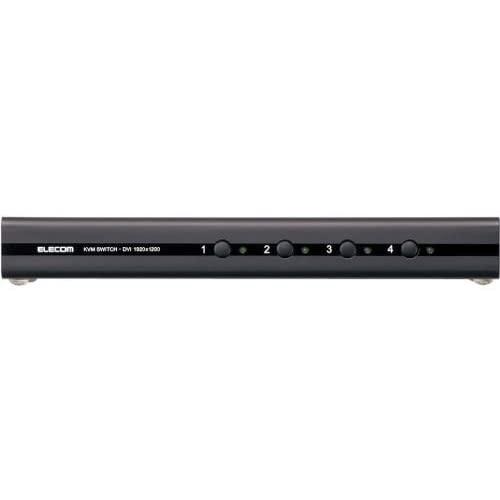 エレコム DVI対応パソコン切替器 KVM-DVHDU4_1