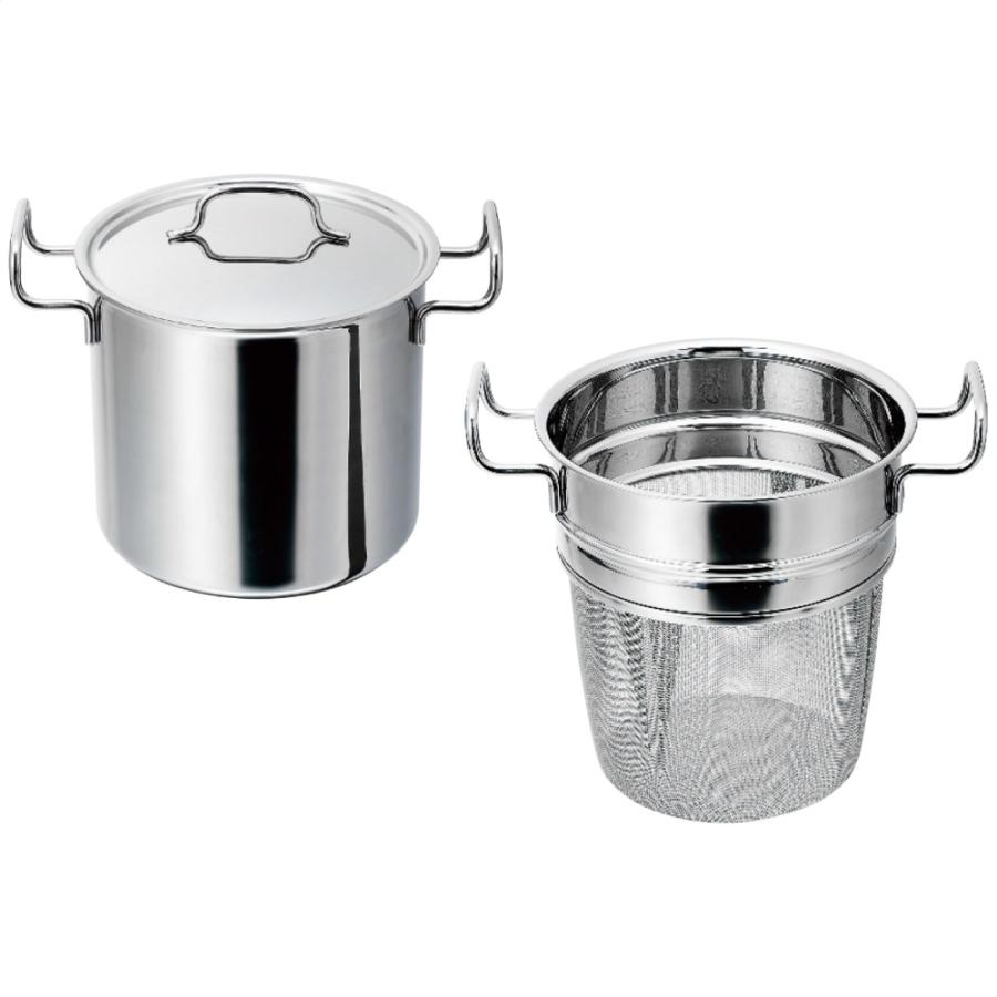 宮崎製作所 GEO21P パスタポット6.8L GEO-21P : ヒットライン - 通販