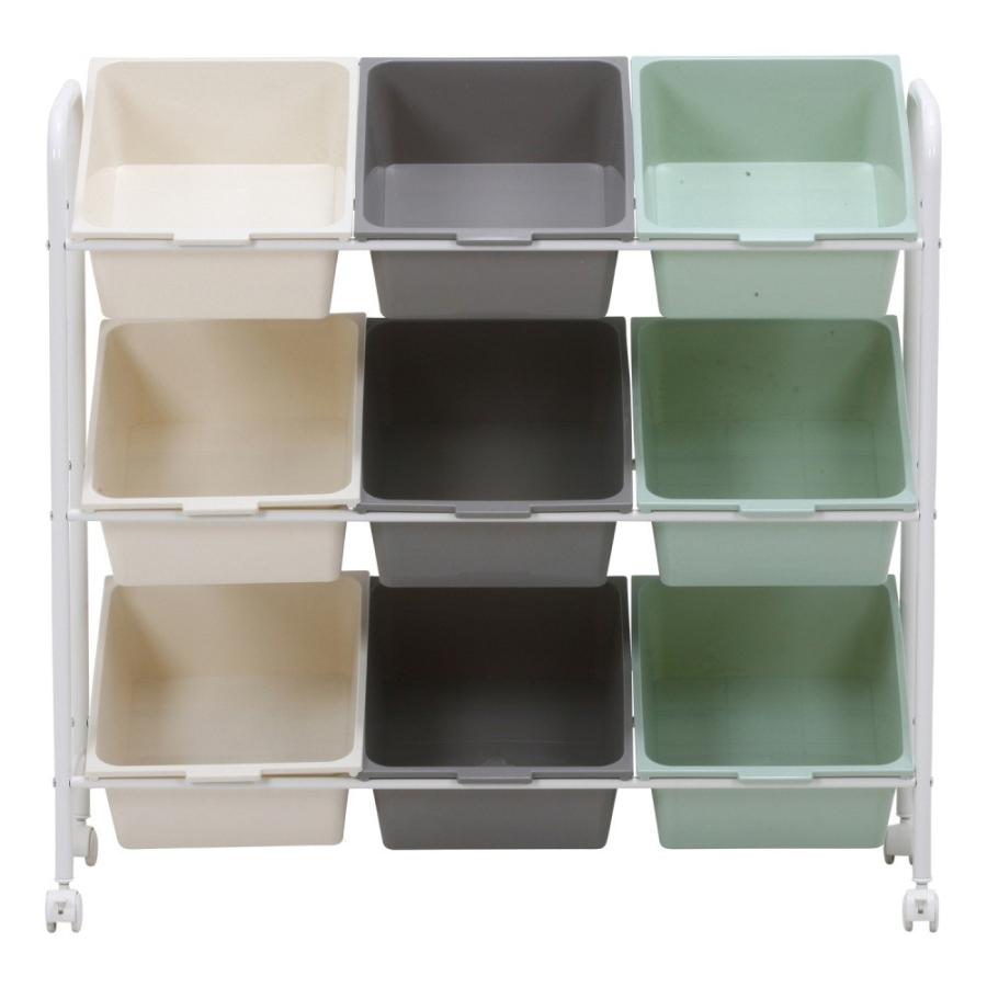 収納ラック おもちゃ 洋服 キッズラック Color 9マス キャスター付き おもちゃ箱 子供部屋 収納 子供服 ベビー お片付け 393 393 ヒットライン 通販 Paypayモール