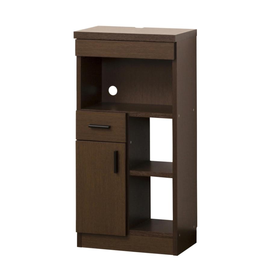 クロシオ ルーター 収納 ラック 幅40cm ブラウン | ルーター 収納 棚