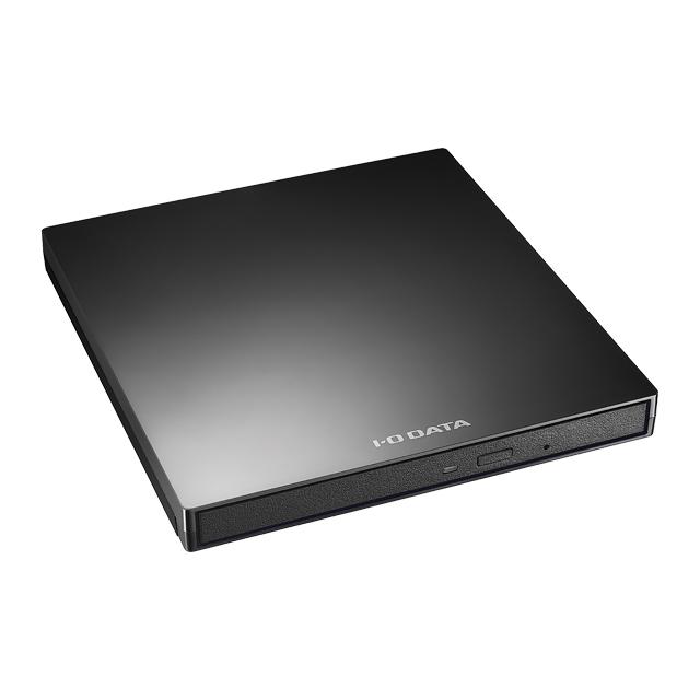 アイ・オー・データ機器 ポータブルDVDドライブ USB Type-C対応 保存ソフト付き ブラック DVRP-UC8SK/H_1