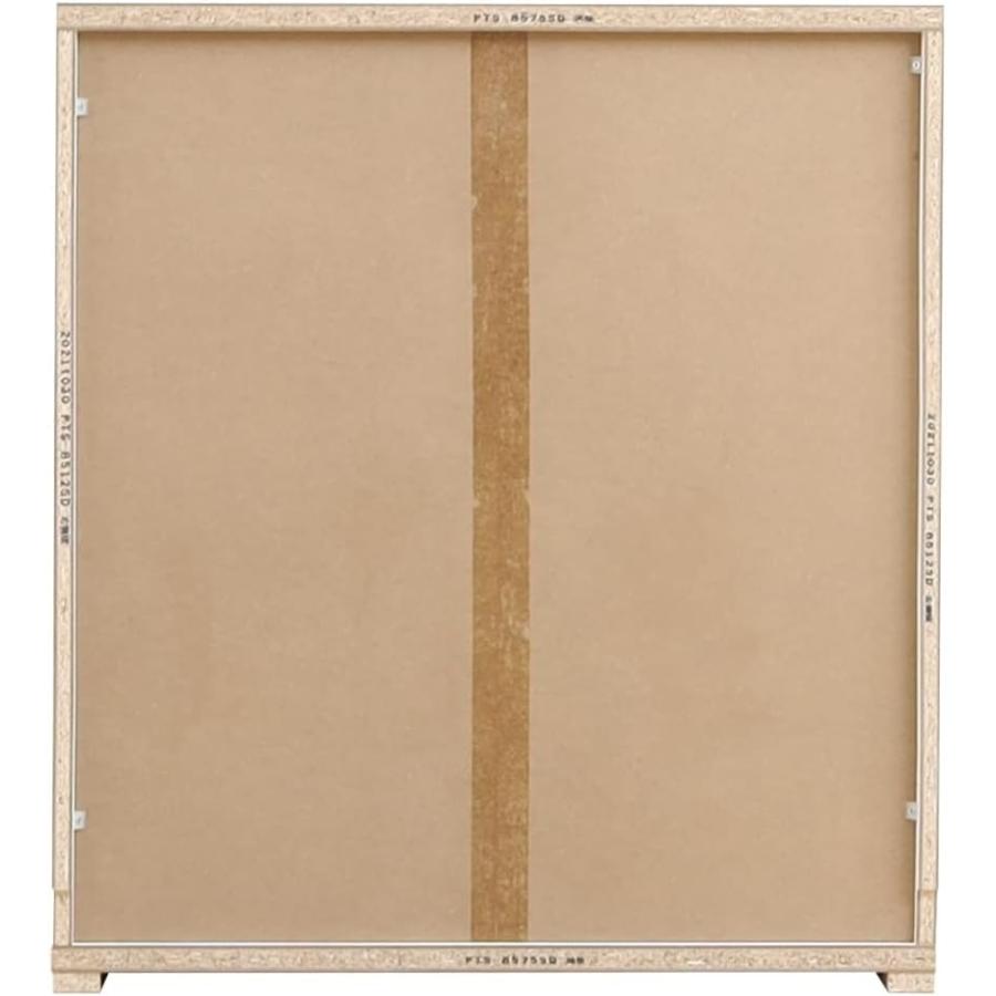 白井産業 カウンター下収納 ラック 引戸タイプ キャビネット 木製