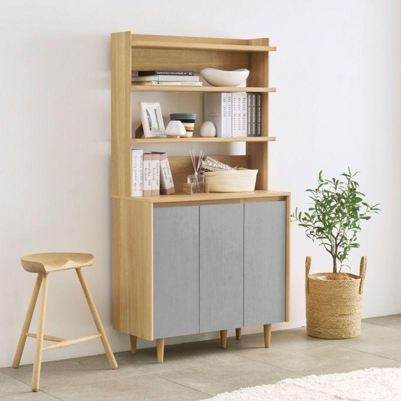 白井産業 ディスプレイラック キャビネット 棚 収納 リビング 寝室