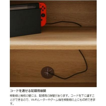 オープンラック 白井産業 棚 シェルフ 本棚 インテリア棚 収納 リビング おしゃれ 木目 約幅60 奥行42 高さ72cm ナチュラルブラウン ナチュリカ NTU-7060RNAの画像