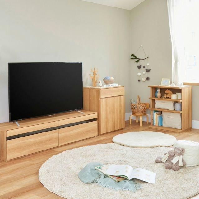 オープンラック 白井産業 棚 シェルフ 本棚 インテリア棚 収納 リビング おしゃれ 木目 約幅60 奥行42 高さ72cm ナチュラルブラウン ナチュリカ NTU-7060RNAの画像