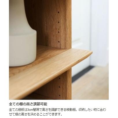 オープンラック 白井産業 棚 シェルフ 本棚 インテリア棚 収納 リビング おしゃれ 木目 約幅60 奥行42 高さ72cm ナチュラルブラウン ナチュリカ NTU-7060RNAの画像