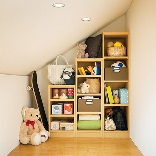 白井産業 フリーラック タナリオ TNL-9044 NA | 幅:約44cm 高さ:約90cm ナチュラルブラウン 全棚可動 シェルフ 書斎 オフィス 事務所 TNL-9044NAの画像