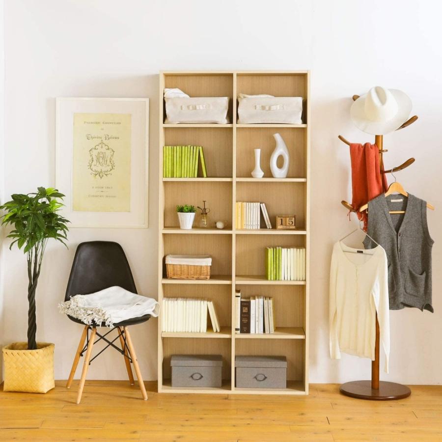 白井産業 フリーラック シェルフ 本棚 整理棚 一人暮らし ナチュラル
