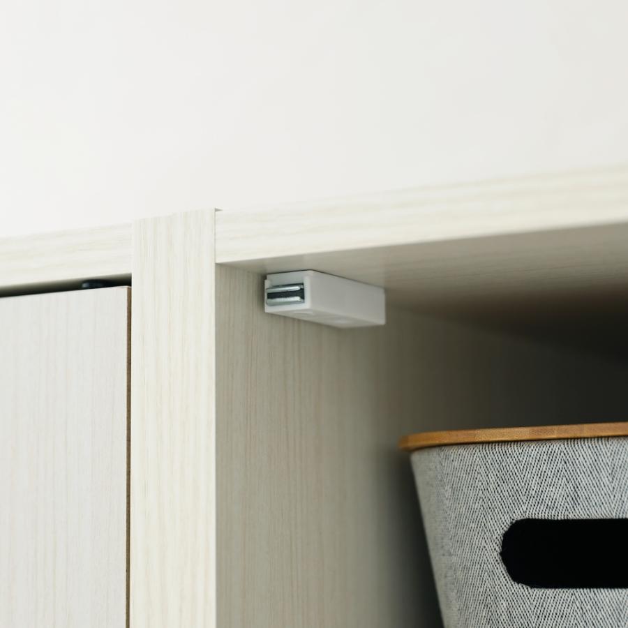 白井産業 収納棚 ラック ストッカー 5段の扉付き収納 一人暮らしの部屋