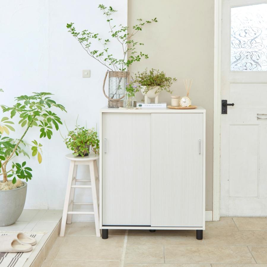 白井産業 シューズボックス 下駄箱 靴箱 玄関収納 収納 棚 木製