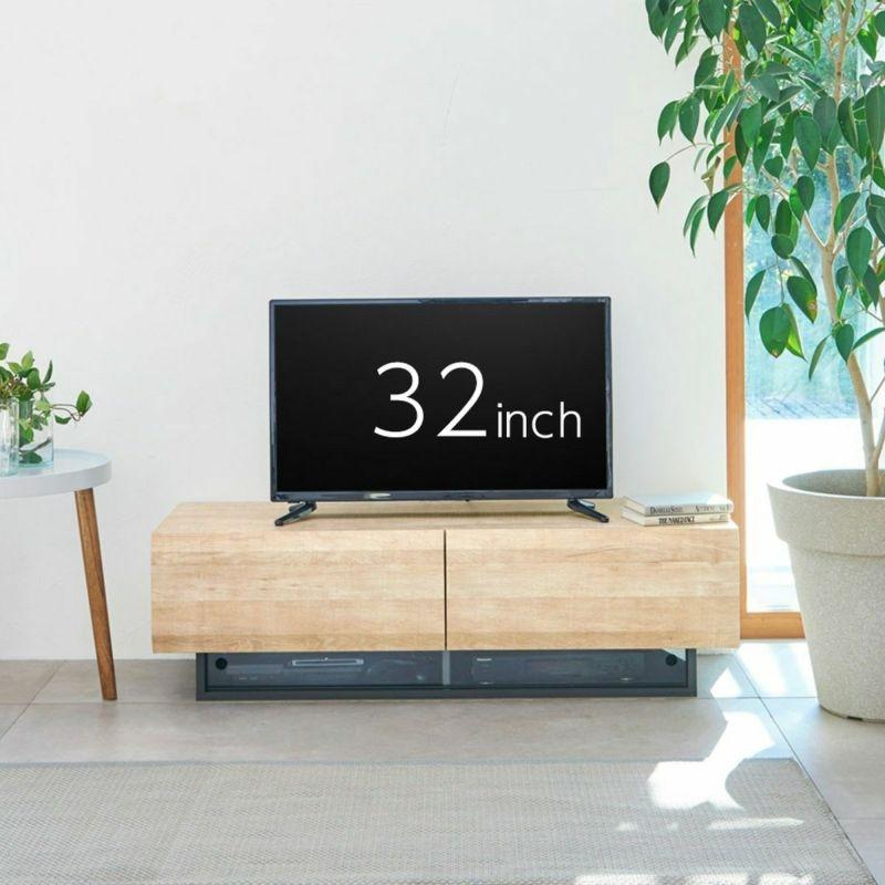 白井産業 テレビ台 幅120cm 高さ36cm ナチュラルブラウン 50V型対応 木